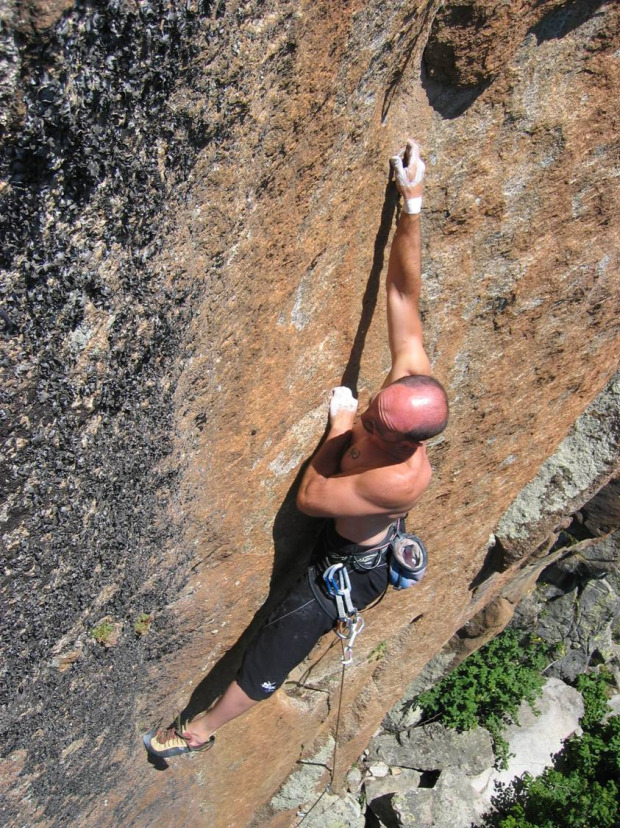 Alain Place guide de haute montagne au roc d'Aude (66)